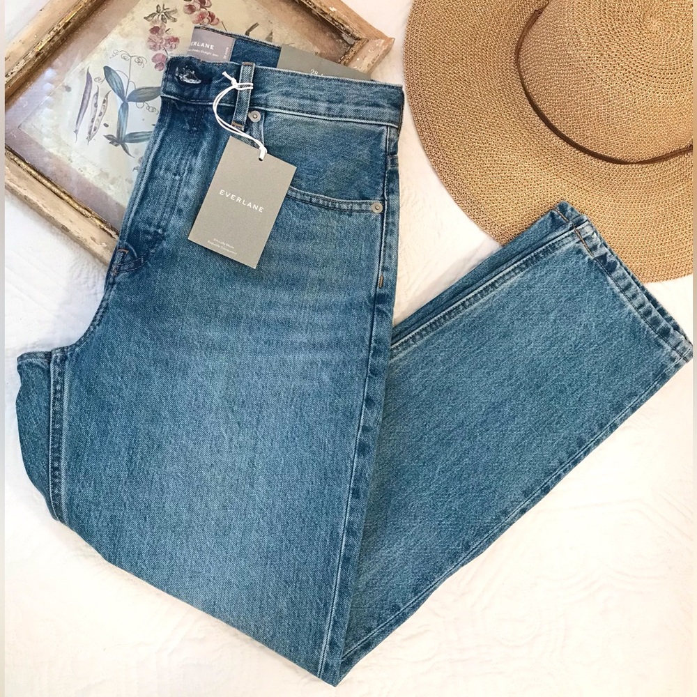 Everlane The High-Rise Cheeky Straight Jeans NWT